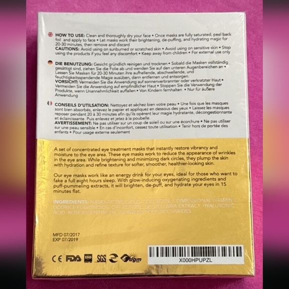 Grace & Stella Gold Eye Cream 6 Pair of Patches - Picture 6 of 6